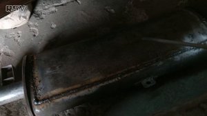 Глушитель ВАЗ через пять лет! Звук прогоревшего глушителя ваз.