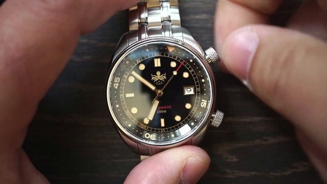 *REVIEW* Phoibos Eagle Ray 200M Automatic Compressor Dive Watch