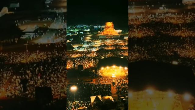 Sadhguru Sings Karpura Gauram Chant in different tune @Naga Consecration