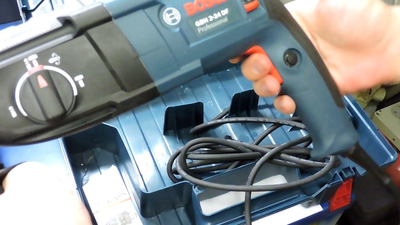 Обзор перфоратор BOSCH 2-24 DF