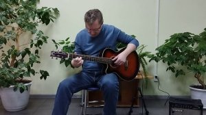 А снег идет. Акустическая гитара, Родион Малягин.