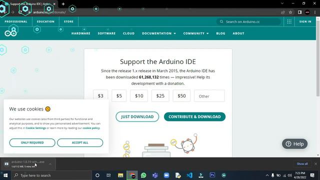 Download And Install Arduino IDE On Windows 7/8/10