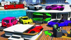 БИТВА АВТОУГОНЩИКОВ В ГТА 5 ОНЛАЙН. НАШЕЛ И УГНАЛ КУЧУ ЧИТ ТАЧЕК! БИТВА ВОРОВ В GTA 5!