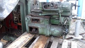 Фрезерный станок 6М12П - Как снять коробку подач/6M12P - How to remove the feed box