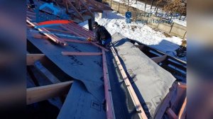 Монтаж композитной черепицы Gerard Diamant