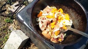 Готовим на природе,шурпа и шашлык из КУРИЦЫ!!!??