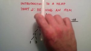 Introduction to a Heap - (Part 2) - How to Remove an Item from a Heap