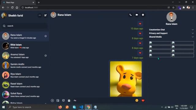 Real Time Chat App React Node Js Express Js MongoDB Socket.Io MERN friend search #37 смотреть онлайн