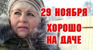 29 ноября. Хорошо на даче, легкий морозец и солнце!.mp4