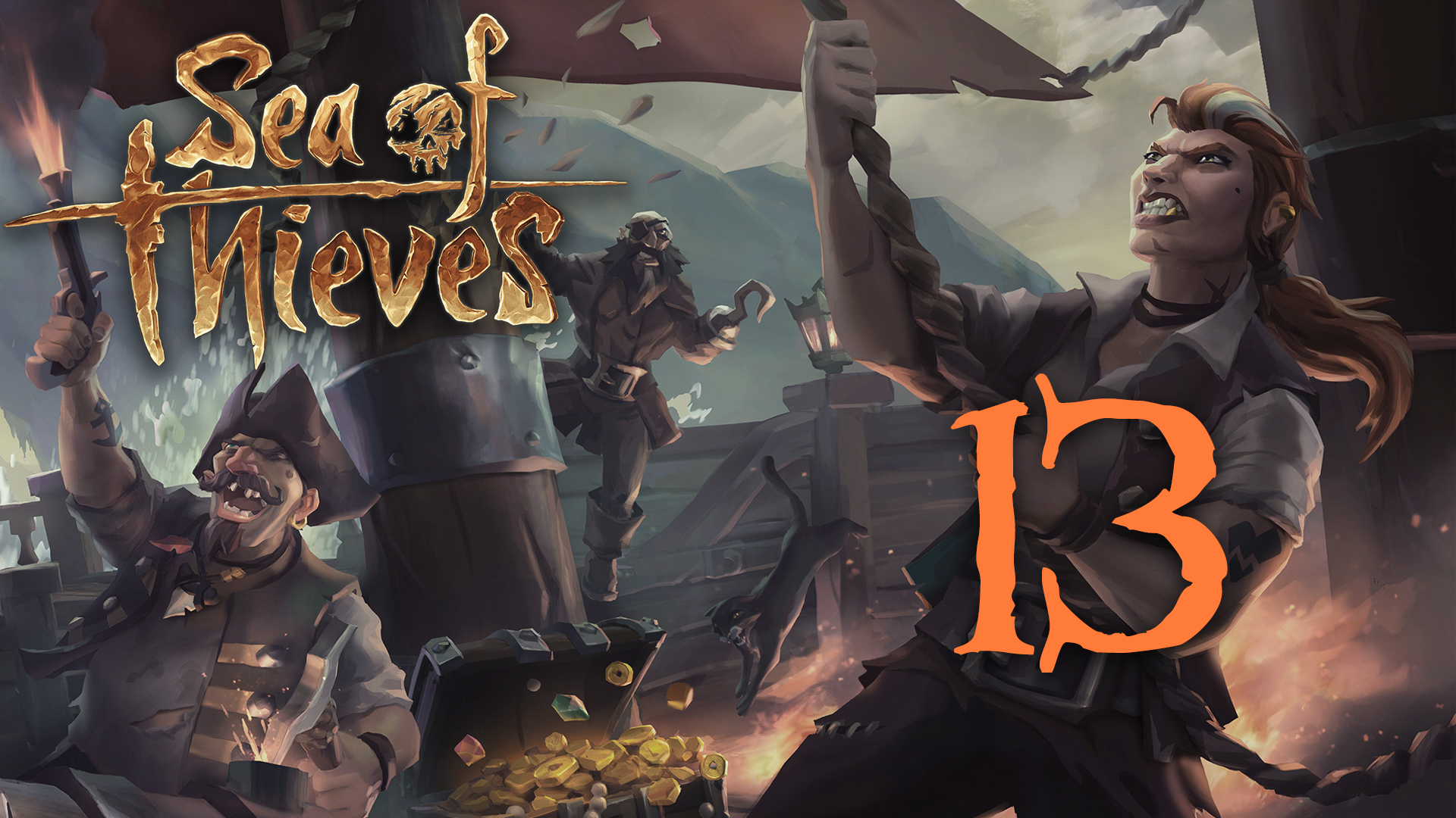 Запись стрима по игре - Sea of Thieves (Без Наташи) [#13] | PC / Steam (2020 г.)