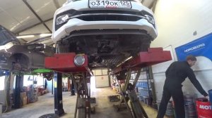 Honda Service Vladivostok, 10.04.2020. Замена масла Honda Stepwgn Spada (2017) (3)