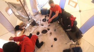 р.Кинжуга.Пертоминск.зимняя рыбалка на навагу.Белое море.