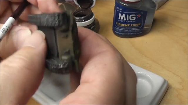 How to apply MiG Track Brown pigment to 15mm AFVs смотреть онлайн