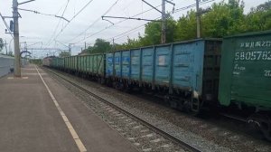 ВЛ10У-305/117 с грузовым поездом на О.П. Городской Дворец Культуры