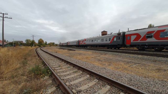 ТЭП70БС-123 с поездом 124В Белгород-Новосибирск смотреть онлайн