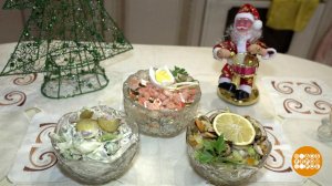 Новогодние салаты. Не только оливье! Доброе утро. Фрагмент выпуска от 14.12.2020