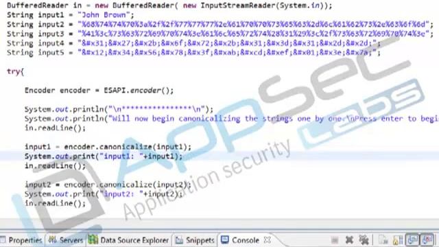 Java Secure Coding: Input Validation 2 4 Canonicalization смотреть онлайн