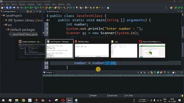Java Program #12 - Reverse a Number in Java смотреть онлайн