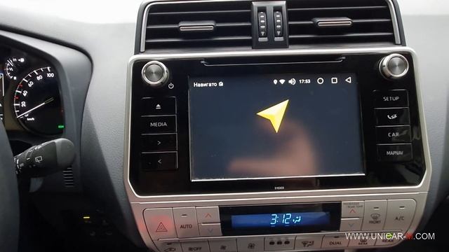Блок навигации с OS Android 8.0 для автомобилей Toyota Land Cruiser Prado 150 2013-2020(1).mp4