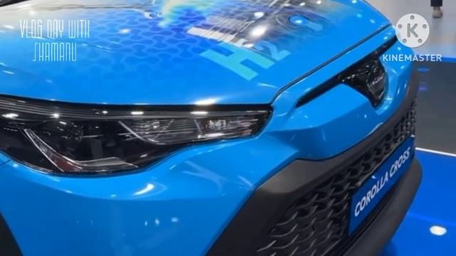 Auto Expo 2023 : Toyota Corolla Cross Hydrogen Concept Vehicle || ICE Engine that runs on Hydrogen смотреть онлайн