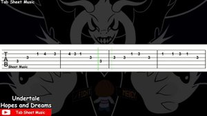 Undertale - Hopes and Dreams Guitar Tutorial
