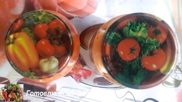 Рецепт #Пальчики оближешь#  Маринованные помидоры на зиму без стерилизации. Быстрый и вкусный рецеп