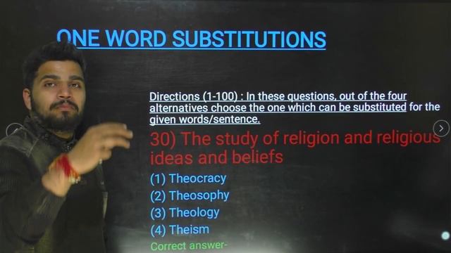 Top 100 One Word Substitutions | Most Important | Easy Trick | English Mnemonics | Day 2/5 | Englis
