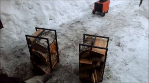 устройство для переноски дров. firewood carrying device