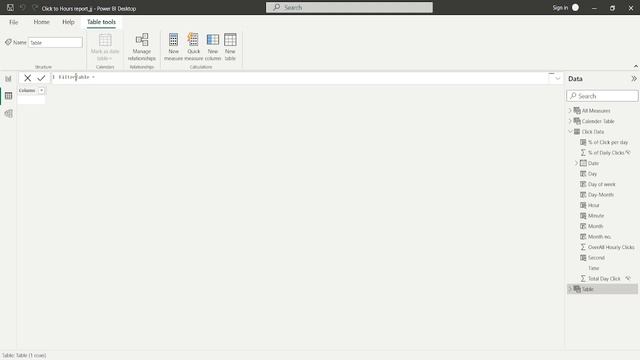 Calculate Table DAX Function in Power BI. # How to Create new Table with Filter.#daxfunctions