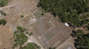 Aerial Drone footage of Epidaurus Theatre, Greece | Αρχαίο Θέατρο Επιδαύρου