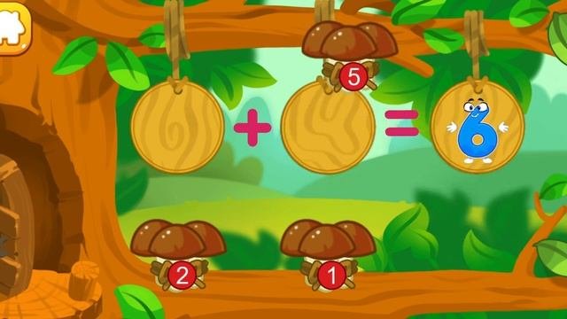 Считаем грибочки/Считалочка/Учим считать цифры 123 до 20 от GoKids!(Video)20