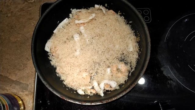 Самый простой рецепт-рис с морепродуктами!!!