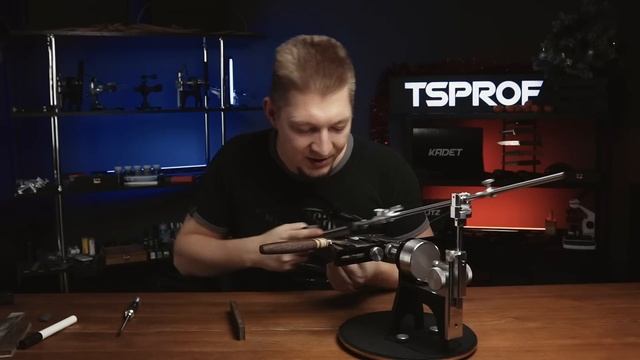 Первый взгляд TSPROF Профиль К03 Pro. Новая система заточки ножей с углом заточки до 39 градусов