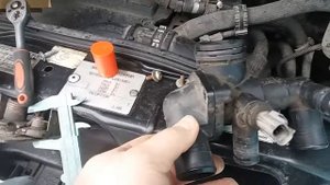 Замена термостата Citroen Jumper Евро 5 2.2 HDI 130 Puma C 2012г.
