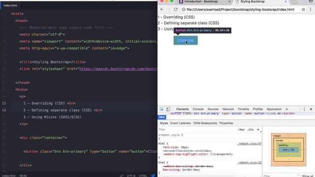 How to style bootstrap 4? смотреть онлайн