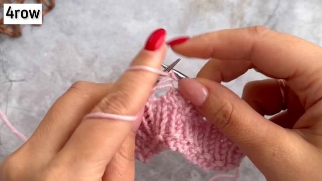 Шикарный ажурный УЗОР спицами. Вязание спицами для начинающих. knitting pattern смотреть онлайн