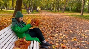 Как я плела венок из листьев