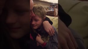 За секунду от счастья! Мечта сбылась у ребёнка! Подарили котёнка!