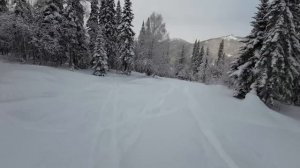 Фрирайд на дешёвых лыжах.