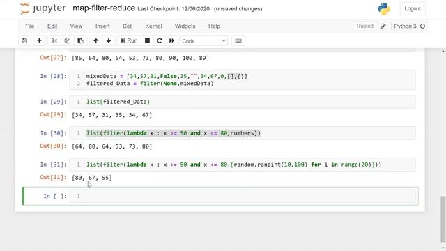 Map, Filter, and Reduce Functions in Python #32
