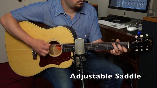 Gibson Adjustable Bridge vs Standard Bridge - 2021 J-45 & J-50 смотреть онлайн