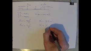 Физика: С лодки подтягивают канат, поданный на первоначально покоившийся баркас. Расстояние между