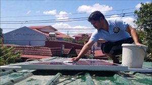 Solar Panels rooftop cleaning...