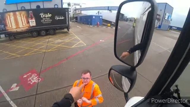 Переход на пароме с Англии. Порт Dover-Calais