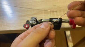 Станок для навивки ушек типа поводок щучий и для вязания блесен.