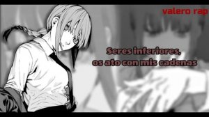 cover rap de Makima Bajo mi control Chainsaw Man  Rap  Valero ft Christa