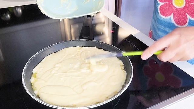 ЗА 5 МИНУТ Банановый ПИРОГ К ЧАЮ на Сковороде / Вкусный и Простой РЕЦЕПТ.
