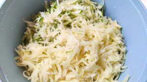 Драники из кабачков с картофелем без муки