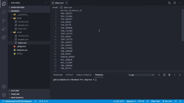 AI Python - Degrees Overview (Breadth-First Search) смотреть онлайн