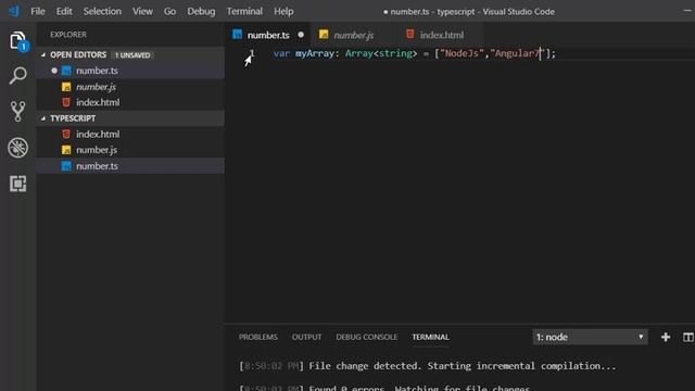 10 array datatype in typescript смотреть онлайн